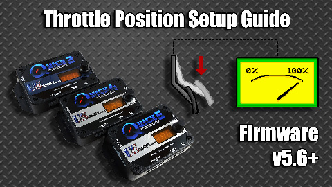 Throttle position setup guide video