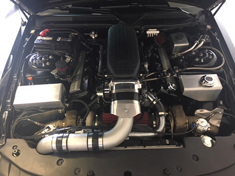 Mustang GT engine bay