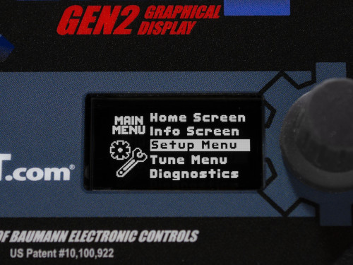 Closeup of the Gen2 Graphical Display